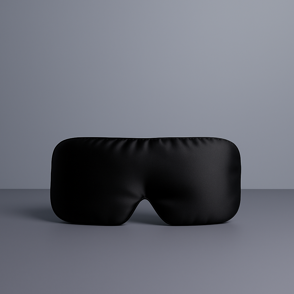 100% Mulberry Silk Sleep Mask - Black