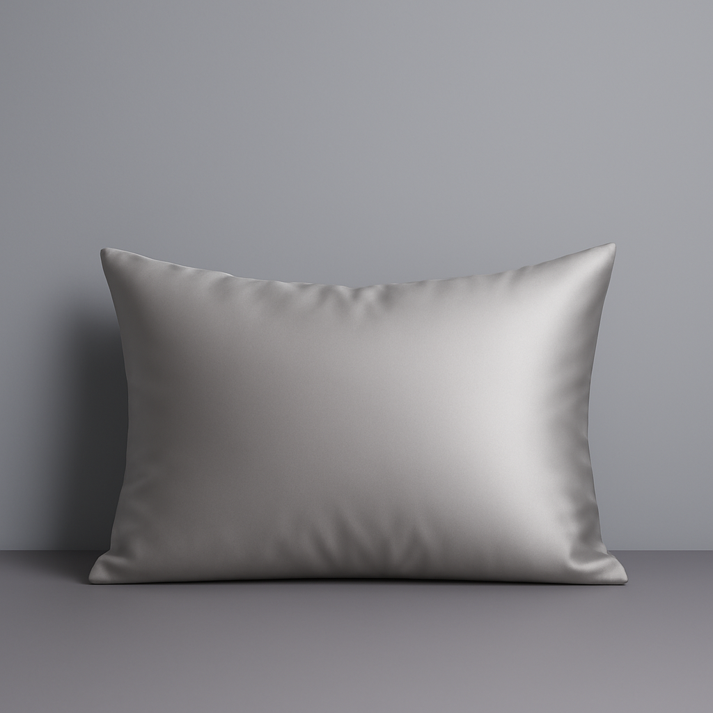 100% Mulberry Silk Pillowcase - Silver