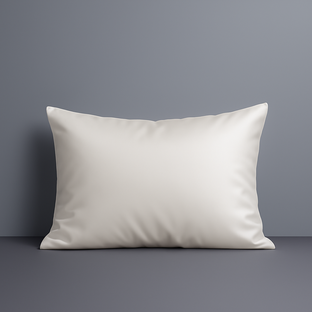 100% Mulberry Silk Pillowcase - White
