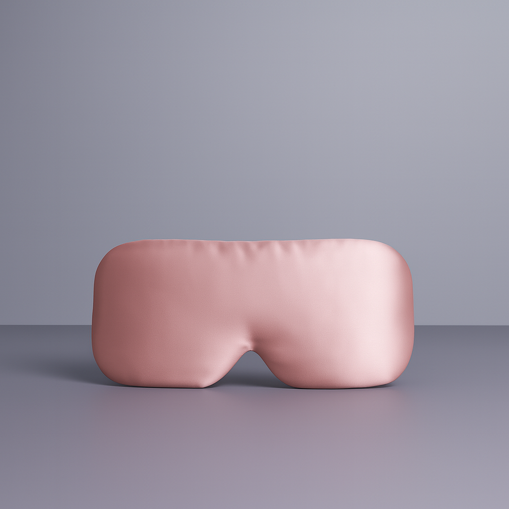 100% Mulberry Silk Sleep Mask - Pale Rose Pink