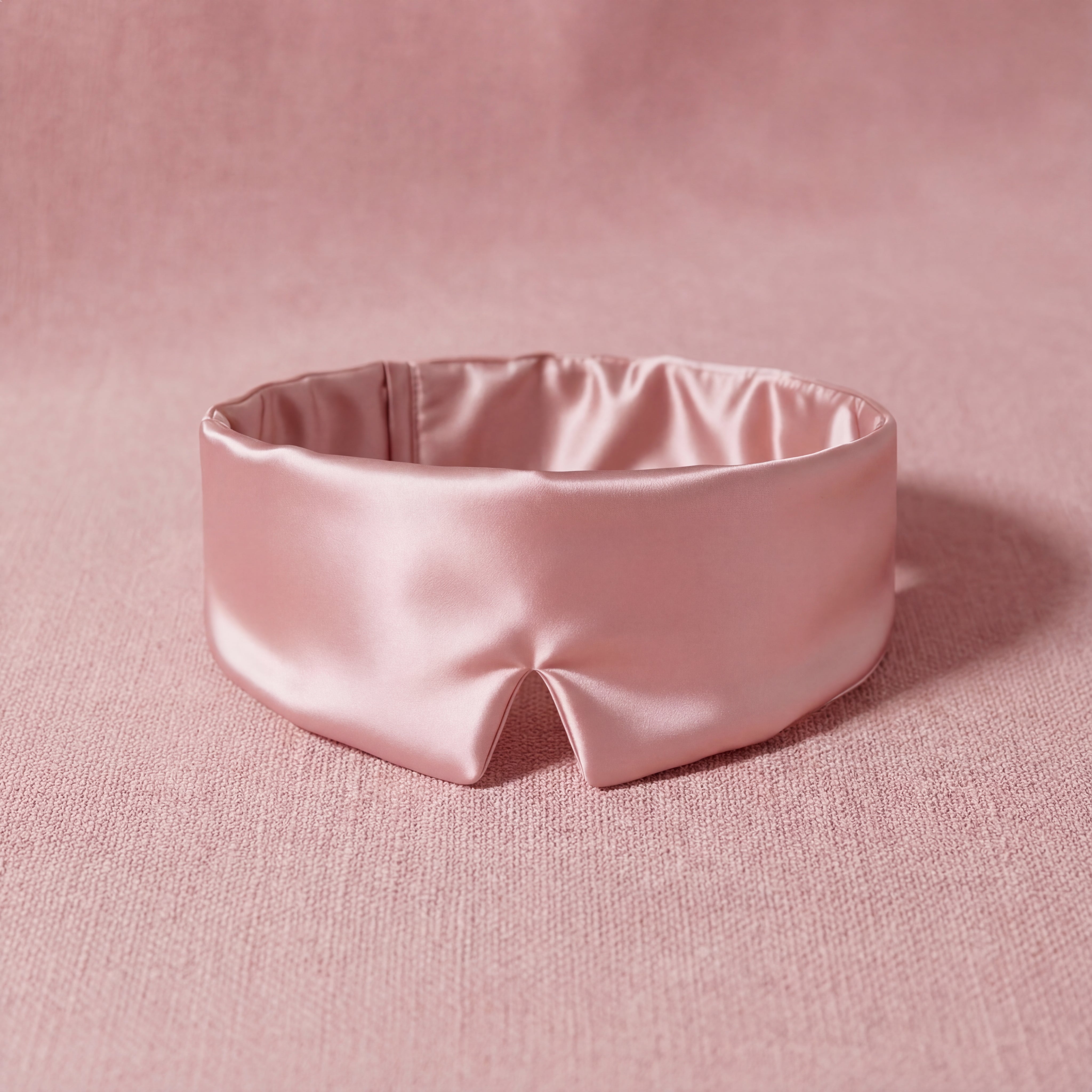 100% Mulberry Silk Sleep Mask - Pale Rose Pink
