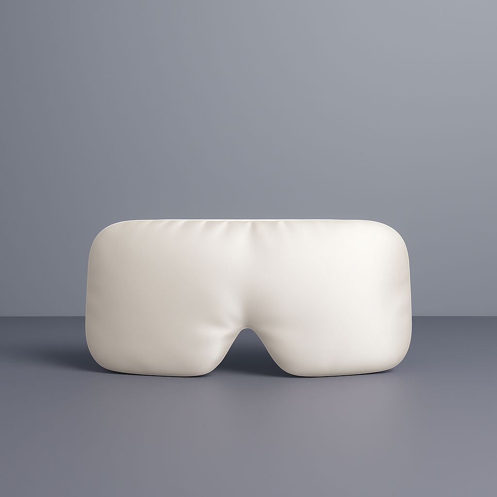 100% Mulberry Silk Sleep Mask - White